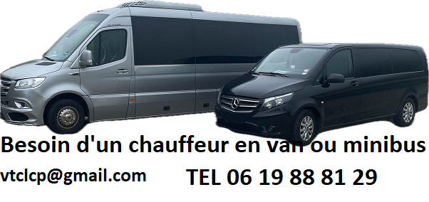 Van et minibus avec chauffeur pour vos deplacements